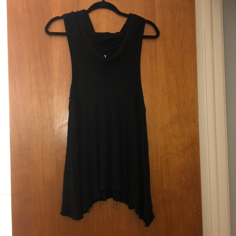 Free People Waffle texture tunic (medium)